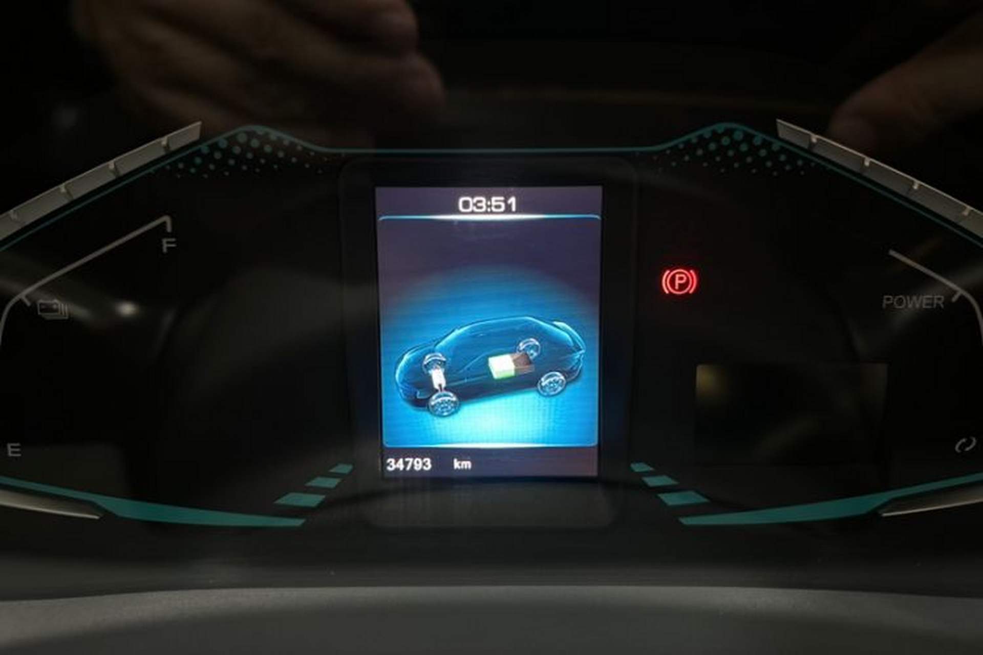 Used ORA iQ 2018 Ambitious Version Odometer Close Up