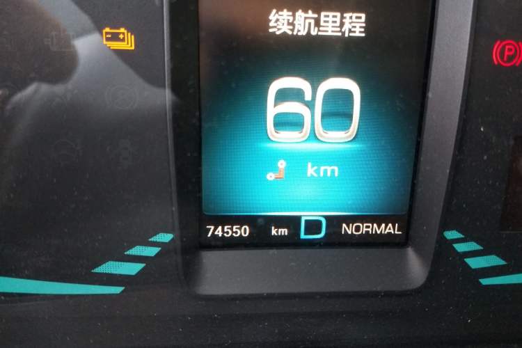 Used ORA iQ 2018 High-Range Version Smart Connectivity Model Odometer Close Up