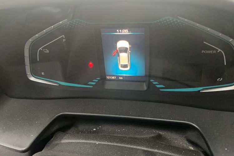 Used ORA iQ 2018 High-Range Version Smart Connectivity Model Odometer Close Up