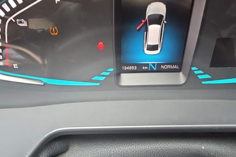 Used ORA iQ 2018 High-Range Version Smart Connectivity Model Odometer Close Up
