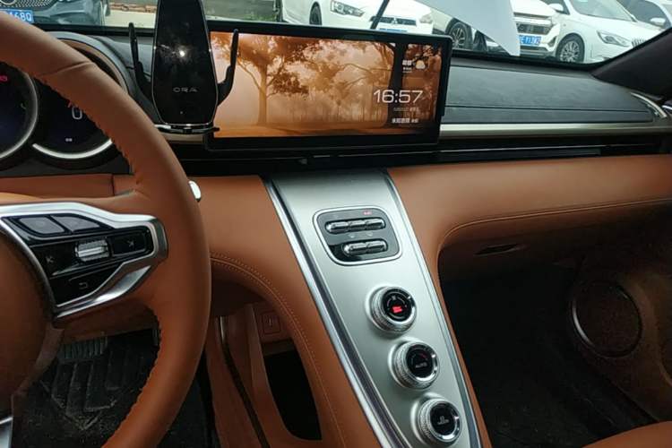 Used ORA Lightning Cat 2022 555 km Luxury Edition Audio And AC Panel