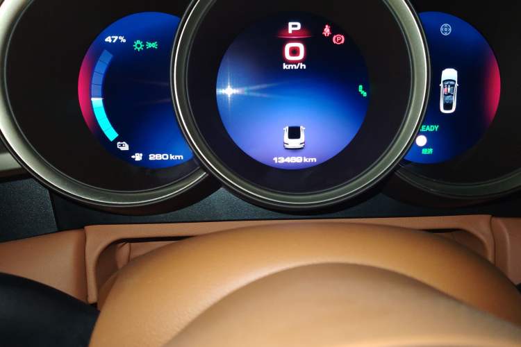 Used ORA Lightning Cat 2022 555 km Luxury Edition Odometer Close Up