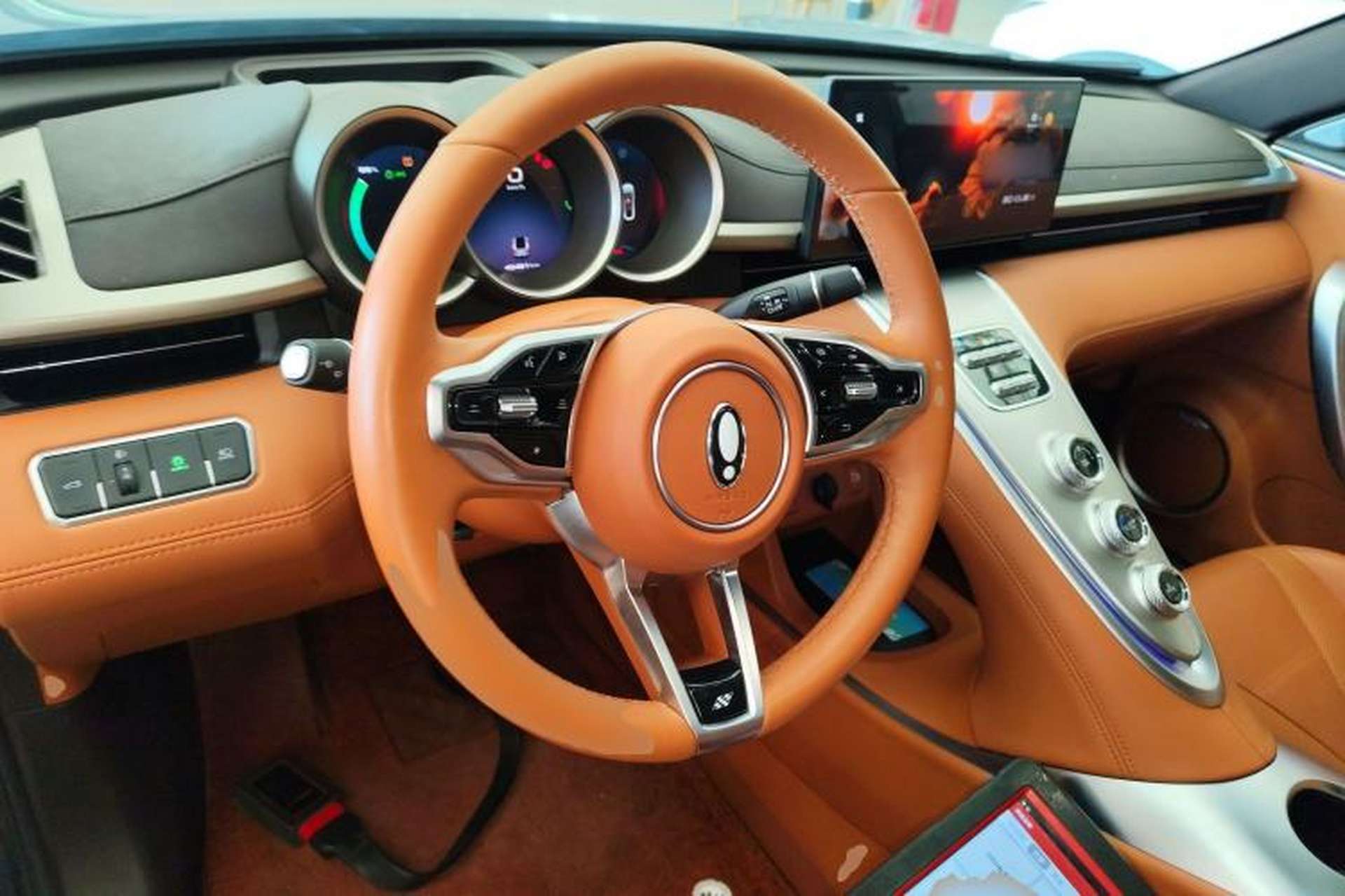 Used ORA Lightning Cat 2022 555 km Luxury Edition Steering Wheel