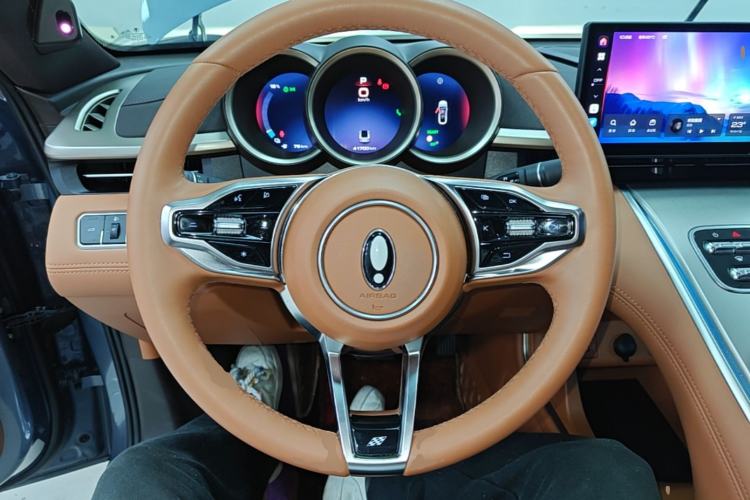 Used ORA Lightning Cat 2022 555 km Luxury Edition Steering Wheel