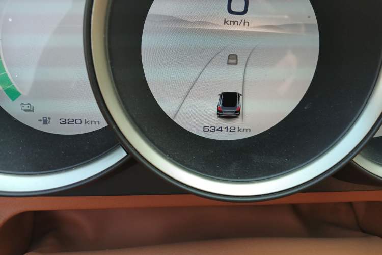 Used ORA Lightning Cat 2022 555 km Luxury Edition Odometer Close Up