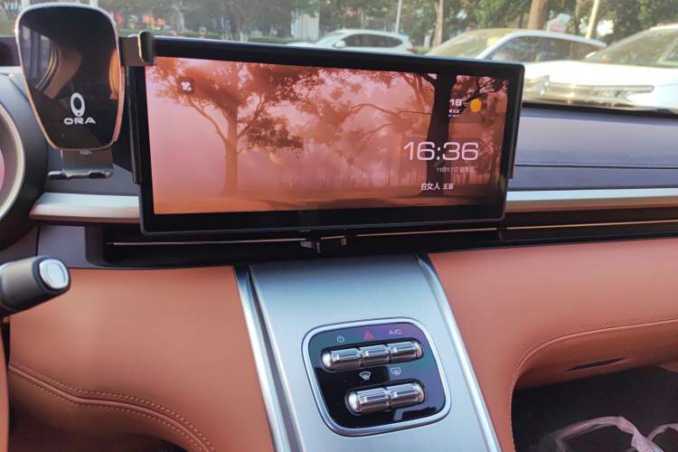Used ORA Lightning Cat 2022 555 km Luxury Edition Audio And AC Panel
