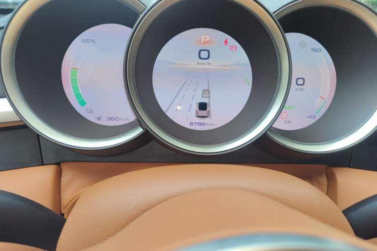 Used ORA Lightning Cat 2022 555 km Luxury Edition Odometer Close Up
