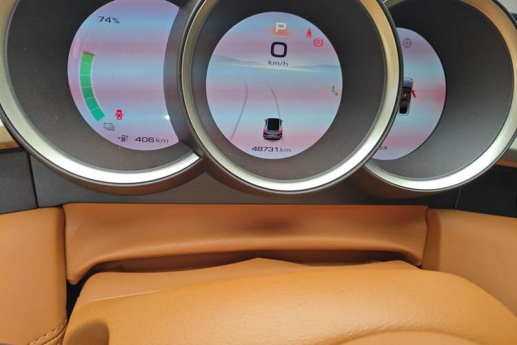 Used ORA Lightning Cat 2022 555 km Luxury Edition Odometer Close Up