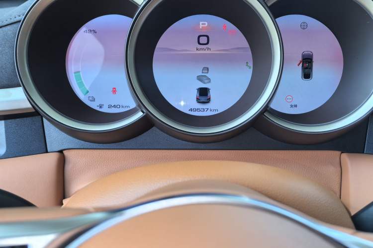 Used ORA Lightning Cat 2022 555 km Luxury Edition Odometer Close Up