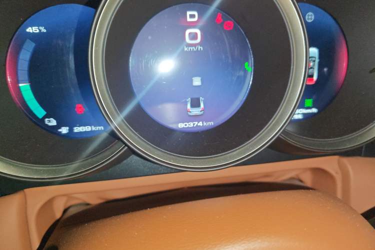 Used ORA Lightning Cat 2022 555 km Luxury Edition Odometer Close Up