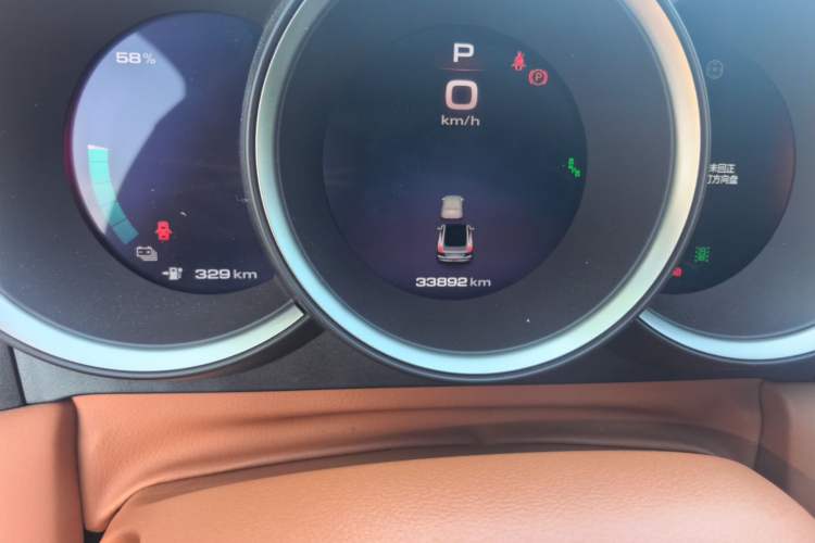 Used ORA Lightning Cat 2022 555 km Luxury Edition Odometer Close Up