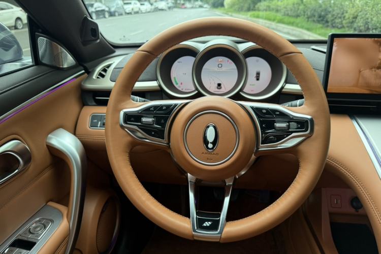 Used ORA Lightning Cat 2022 555 km Luxury Edition Steering Wheel