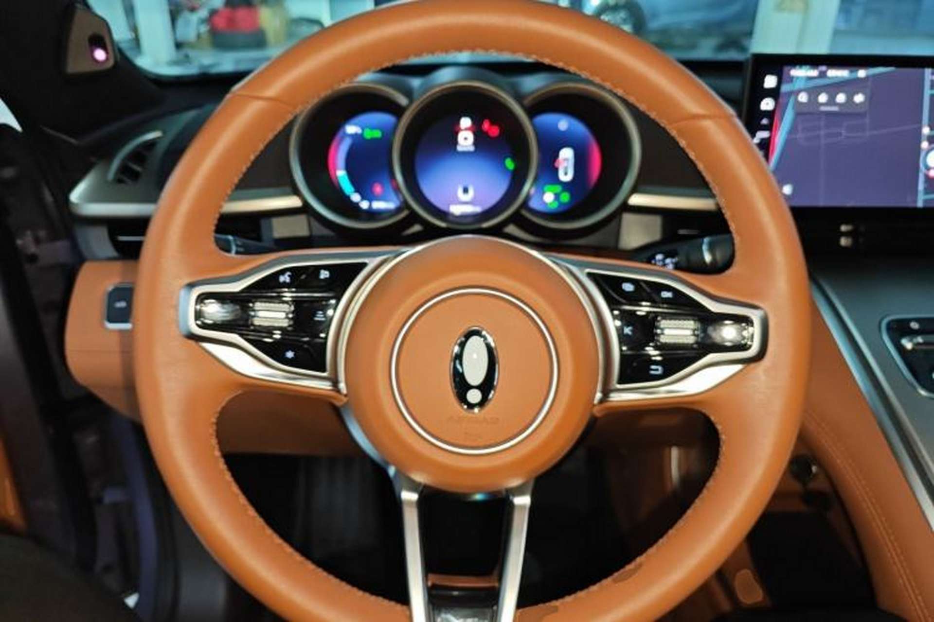 Used ORA Lightning Cat 2022 555 km Luxury Edition Steering Wheel