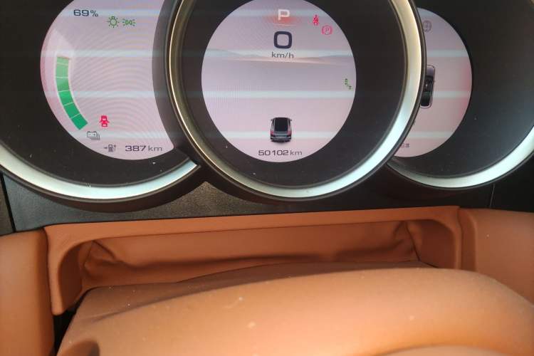 Used ORA Lightning Cat 2022 555 km Luxury Edition Odometer Close Up