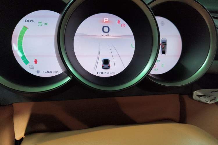 Used ORA Lightning Cat 2022 555 km Luxury Edition Odometer Close Up
