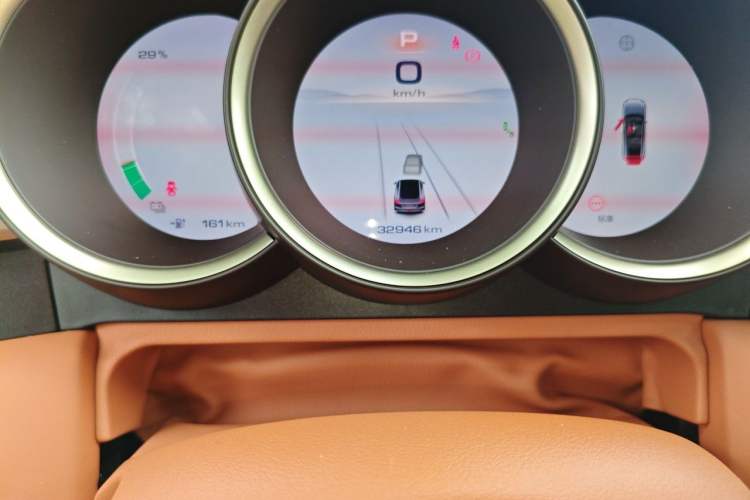 Used ORA Lightning Cat 2022 555 km Luxury Edition Odometer Close Up