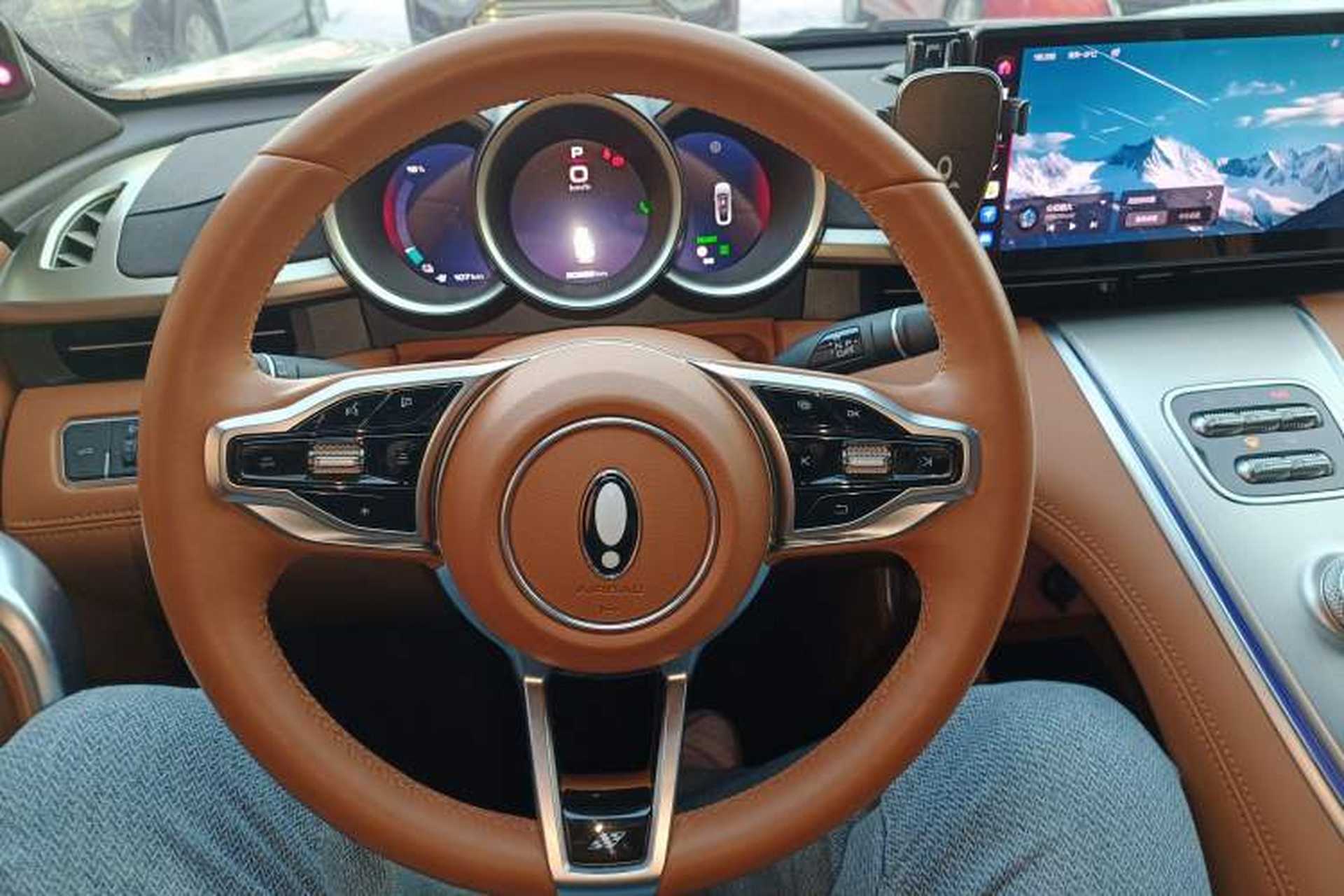 Used ORA Lightning Cat 2022 555 km Luxury Edition Steering Wheel