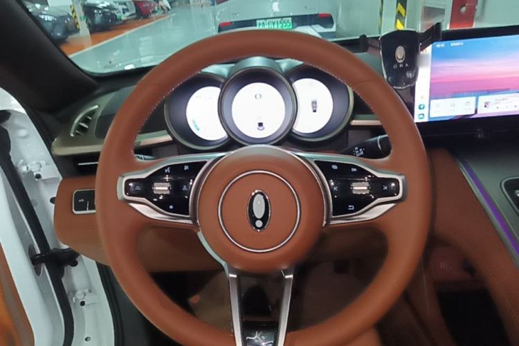 Used ORA Lightning Cat 2022 555 km Luxury Edition Steering Wheel