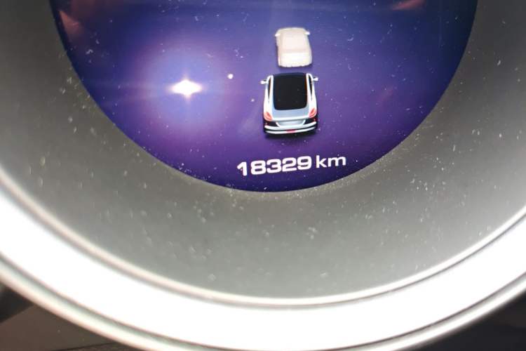 Used ORA Lightning Cat 2024 Dark Night Edition 555km Prestige Version Odometer Close Up
