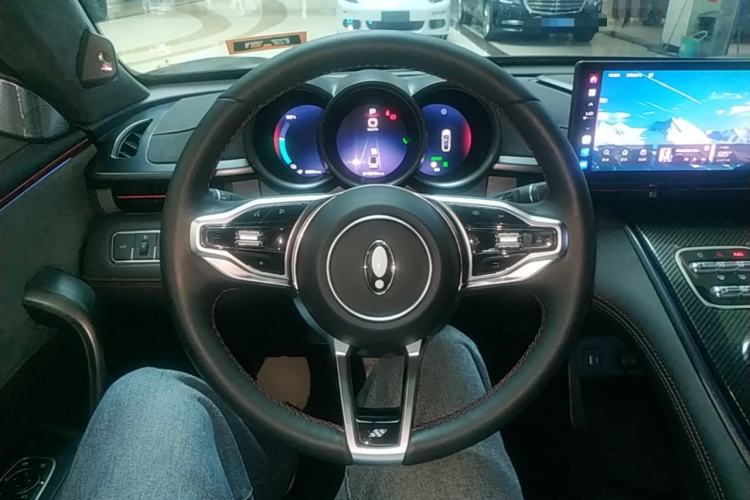 Used ORA Lightning Cat 2024 Dark Night Edition 555km Prestige Version Steering Wheel