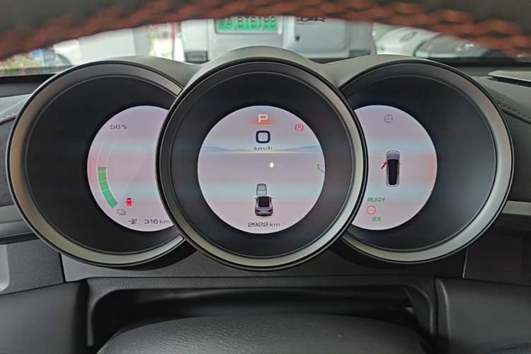 Used ORA Lightning Cat 2024 Dark Night Edition 555km Prestige Version Instrument Cluster