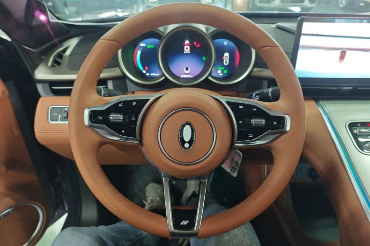 Used ORA Lightning Cat 2024 Dark Night Edition 555km Prestige Version Steering Wheel
