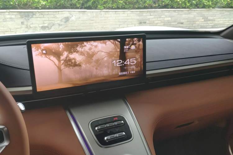 Used ORA Lightning Cat 2024 Dark Night Edition 555km Prestige Version Audio And AC Panel