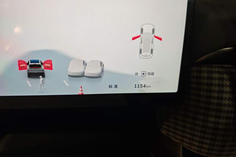Used ORA 5 2026 Model, 480km LiDAR Edition Odometer Close Up
