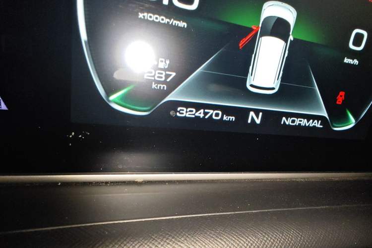 Used ORA White Cat 2020 305 km Luxury Version Odometer Close Up
