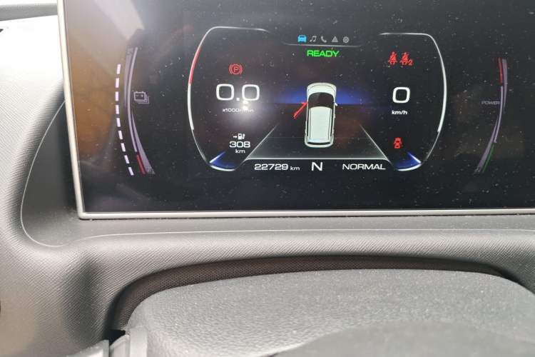 Used ORA White Cat 2020 360 km Luxury Version Odometer Close Up