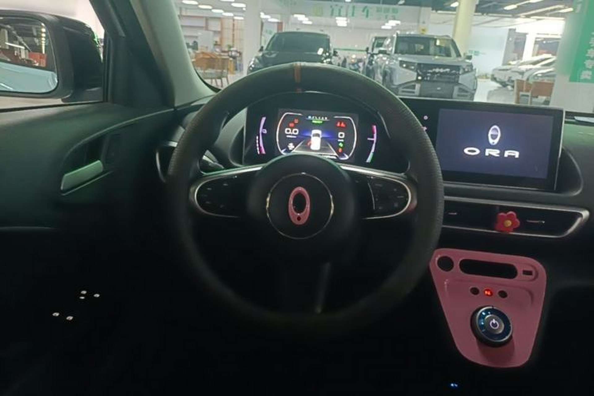 Used ORA White Cat 2020 401 km Long-Range Version Steering Wheel