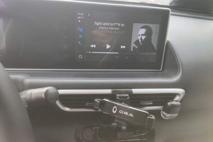 Used ORA White Cat 2020 360 km Luxury Version Audio And AC Panel