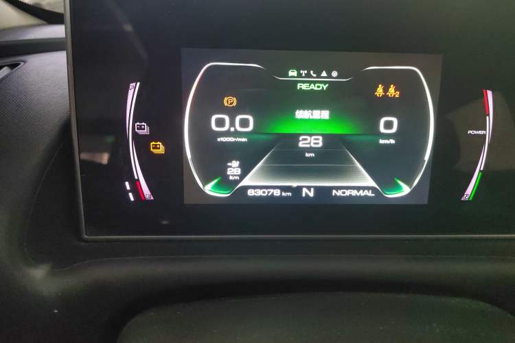 Used ORA White Cat 2020 360 km Luxury Version Odometer Close Up