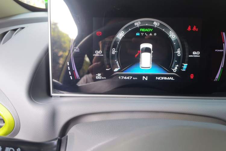 Used ORA White Cat 2020 360km Standard Version Odometer Close Up