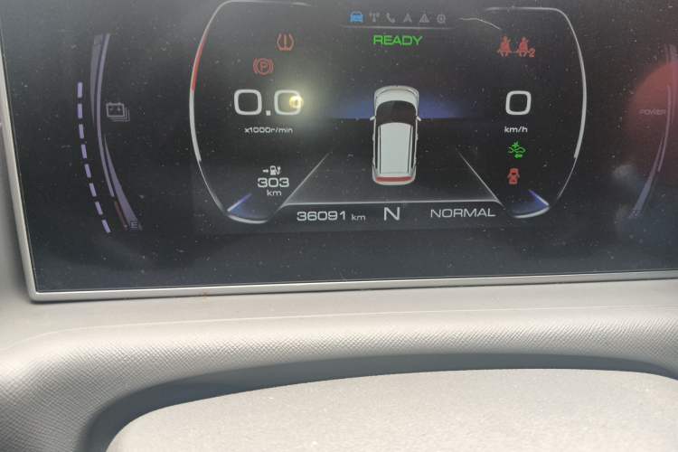 Used ORA White Cat 2020 401 km Flagship Version Odometer Close Up