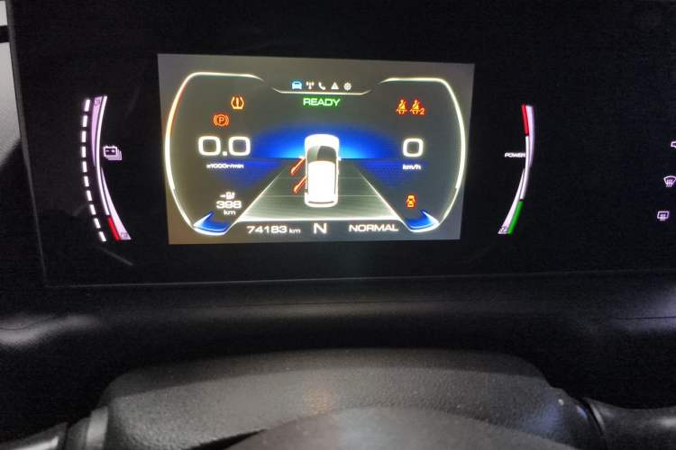 Used ORA White Cat 2020 401 km Long-Range Version Odometer Close Up