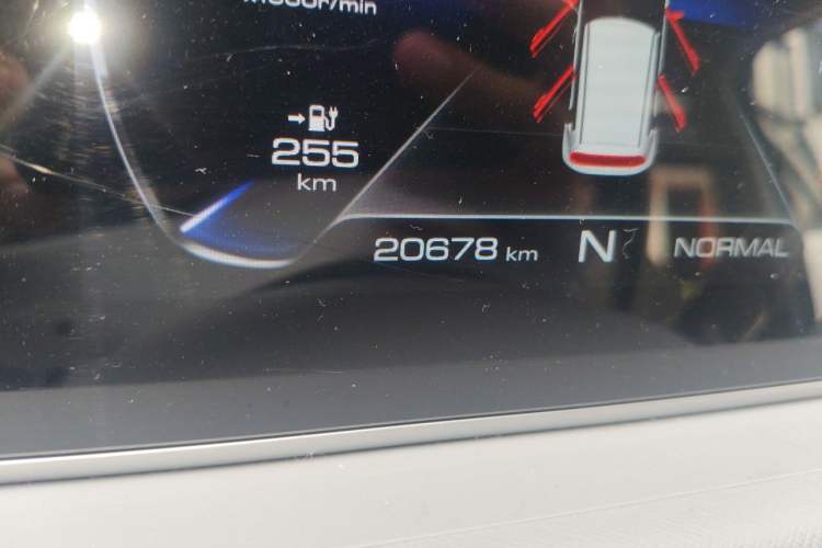 Used ORA White Cat 2020 401 km Flagship Version Odometer Close Up