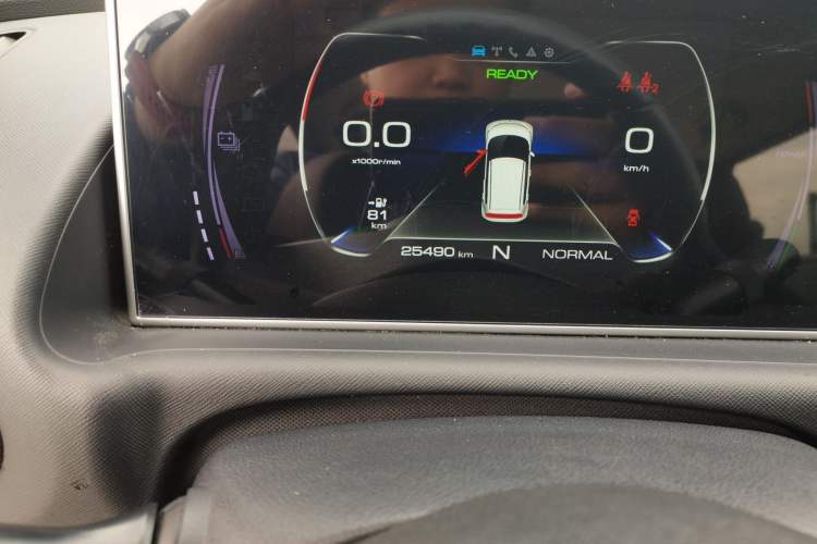 Used ORA White Cat 2020 305 km Luxury Version Odometer Close Up