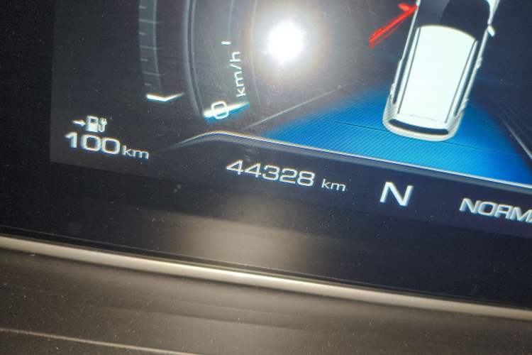 Used ORA White Cat 2020 305 km Luxury Version Odometer Close Up
