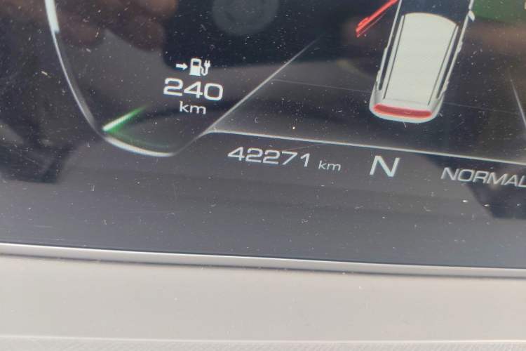 Used ORA White Cat 2020 360km Standard Version Odometer Close Up