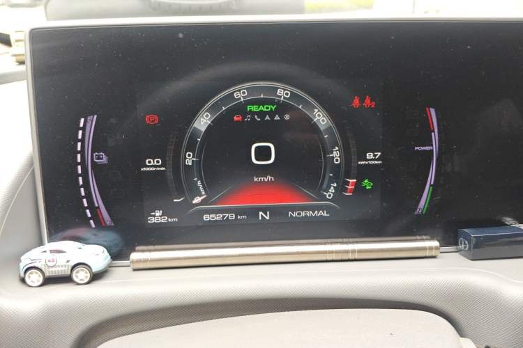 Used ORA White Cat 2020 401 km Flagship Version Odometer Close Up