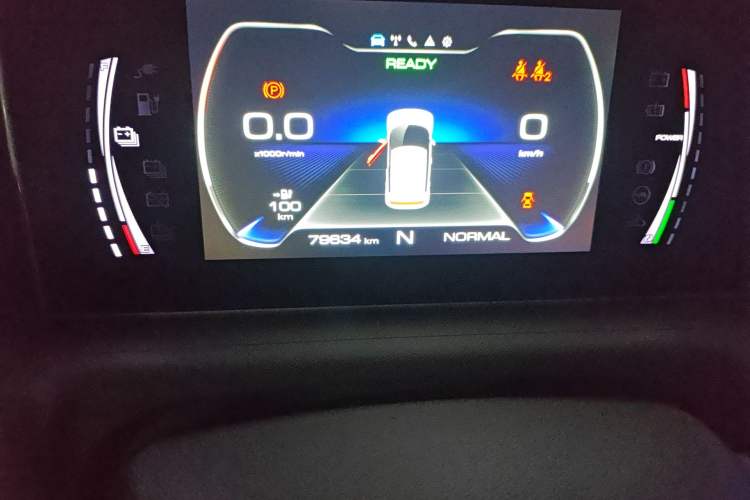 Used ORA White Cat 2020 305 km Luxury Version Odometer Close Up