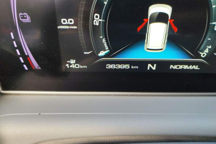Used ORA White Cat 2020 305 km Luxury Version Odometer Close Up