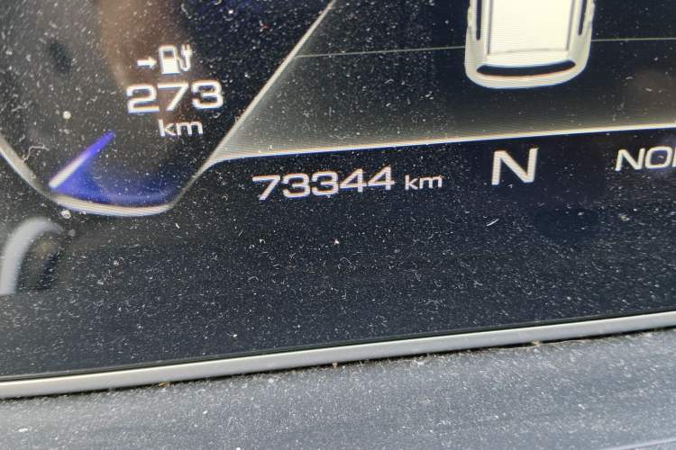 Used ORA White Cat 2020 305 km Luxury Version Odometer Close Up