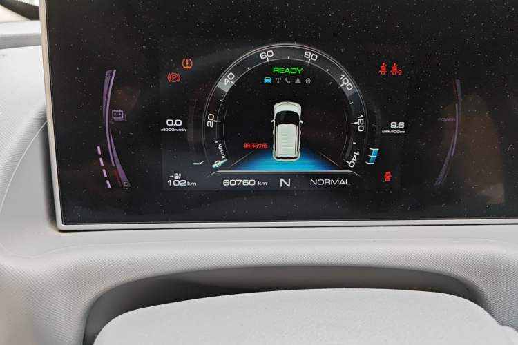 Used ORA White Cat 2020 360 km Luxury Version Odometer Close Up