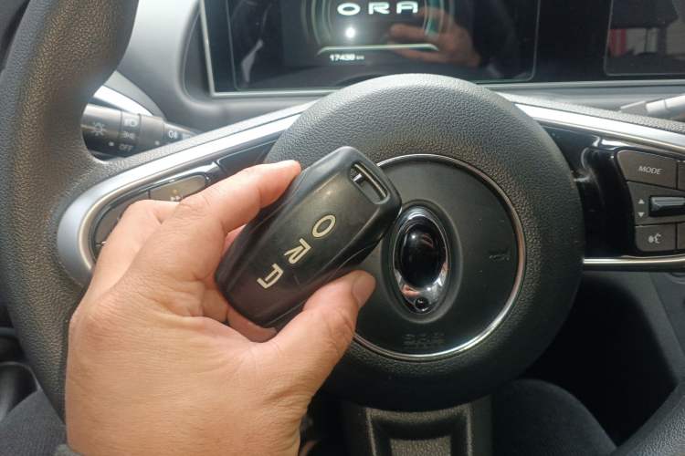 Used ORA White Cat 2020 360 km Luxury Version Vehicle Key