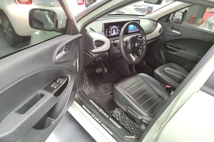 Used ORA White Cat 2022 Xiaoyue Mao Edition 360 km Luxury Model Lithium NMC Driver Seat
