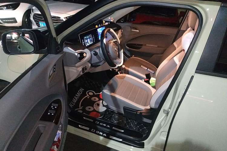 Used ORA White Cat 2022 Upgraded Model 305km Range Luxury Version Lithium-Ion Battery Driver Seat