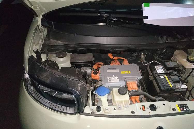 Used ORA White Cat 2022 Upgraded Model 305km Range Luxury Version Lithium-Ion Battery Engine Bay Right