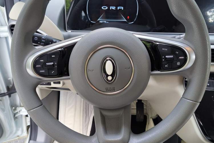 Used ORA White Cat 2022 Upgraded Model 305km Range Luxury Version Lithium-Ion Battery Odometer Close Up
